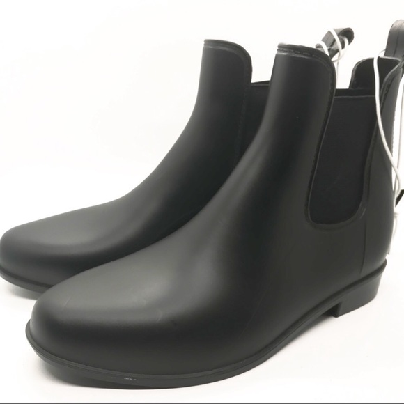 Women's A New Day Black Chelsea Rain Boots, NWT - Picture 4 of 5